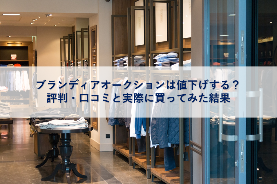 ブランディアオークションは値下げする 評判 口コミと実際に買ってみた結果 子育て主婦の本せどりブログ